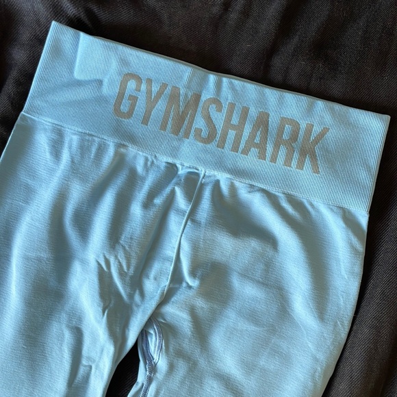 Gymshark Pants - Gymshark light blue seamless leggings